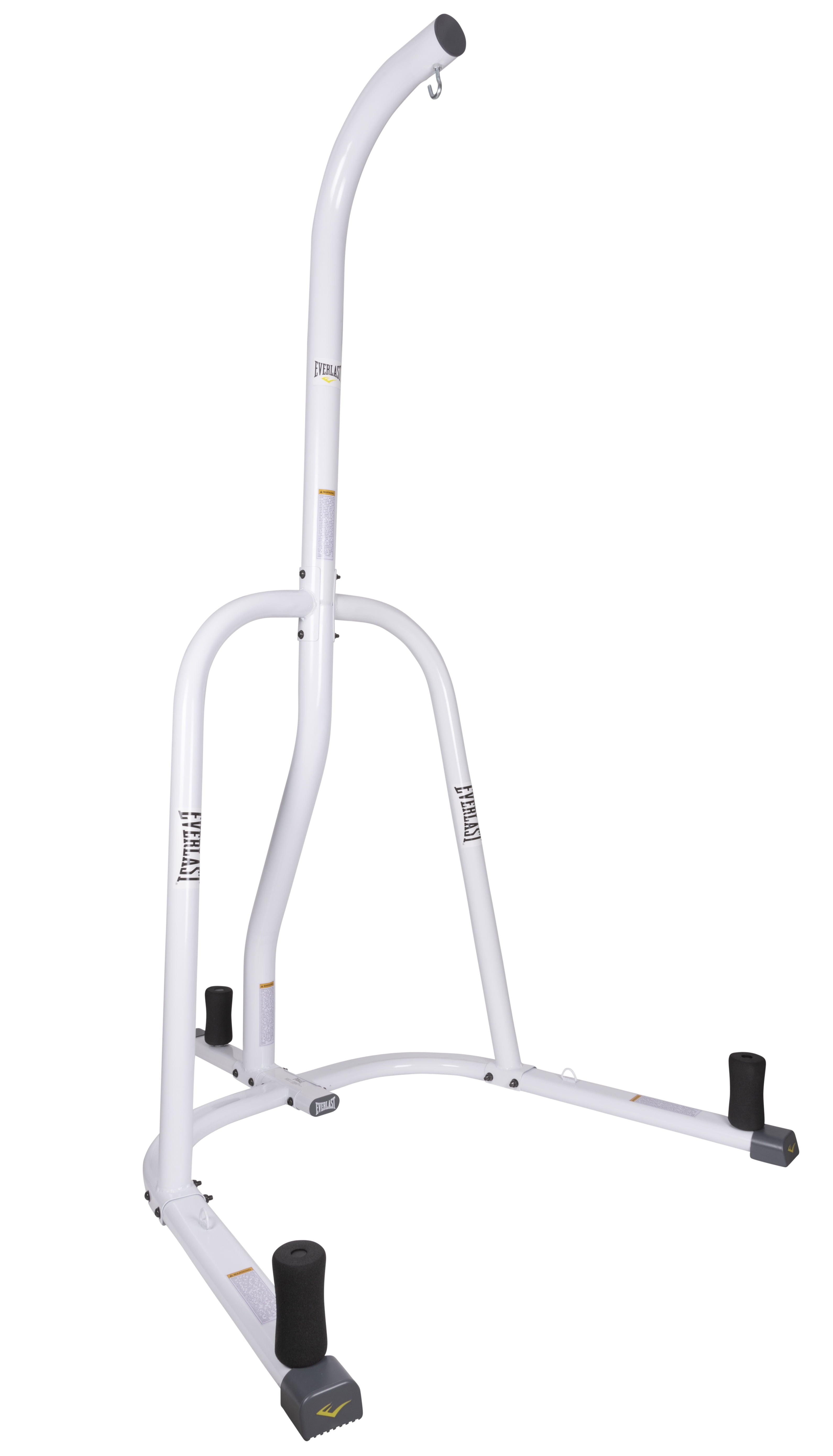 Everlast Single Station Heavy-Duty Punching Bag Stand, Powder-Coated Steel, 100 lb Capacity, White