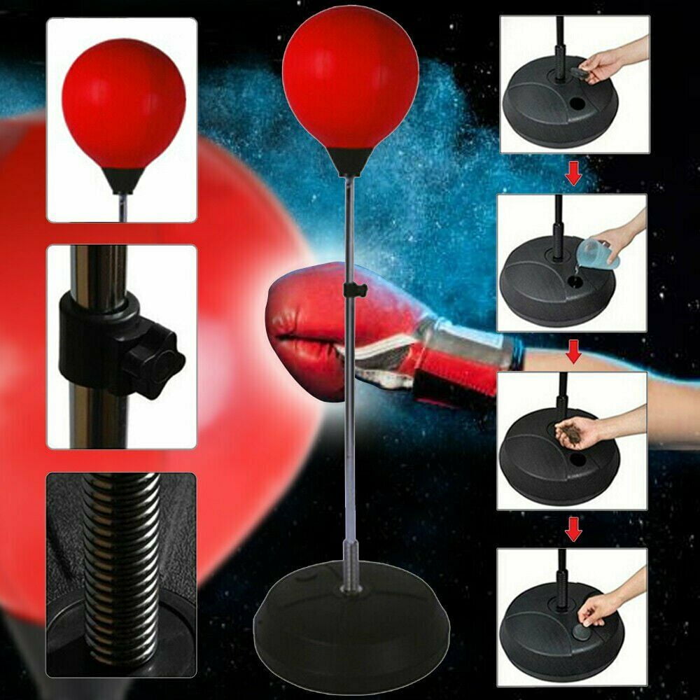 SUWU Punching Bag for Kids Incl Boxing Gloves | 6-12 Years Old Adjustable Kids Punching Bag with Stand | Boxing Bag Set Toy for Boys & Girls