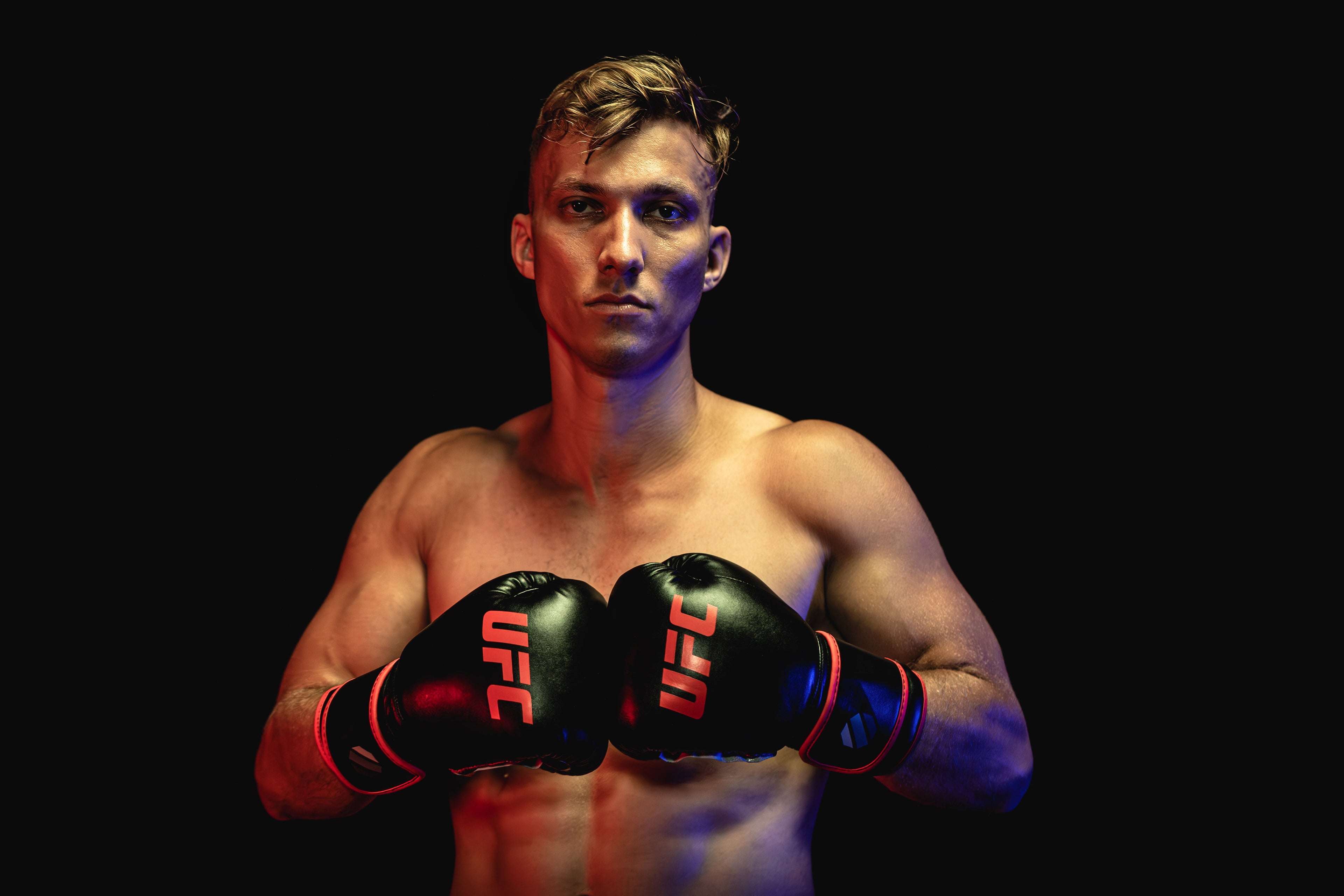 UFC Youth & Adult Inflatable Boxing Freestanding Punching Bag with Pump, 5 ft, Black