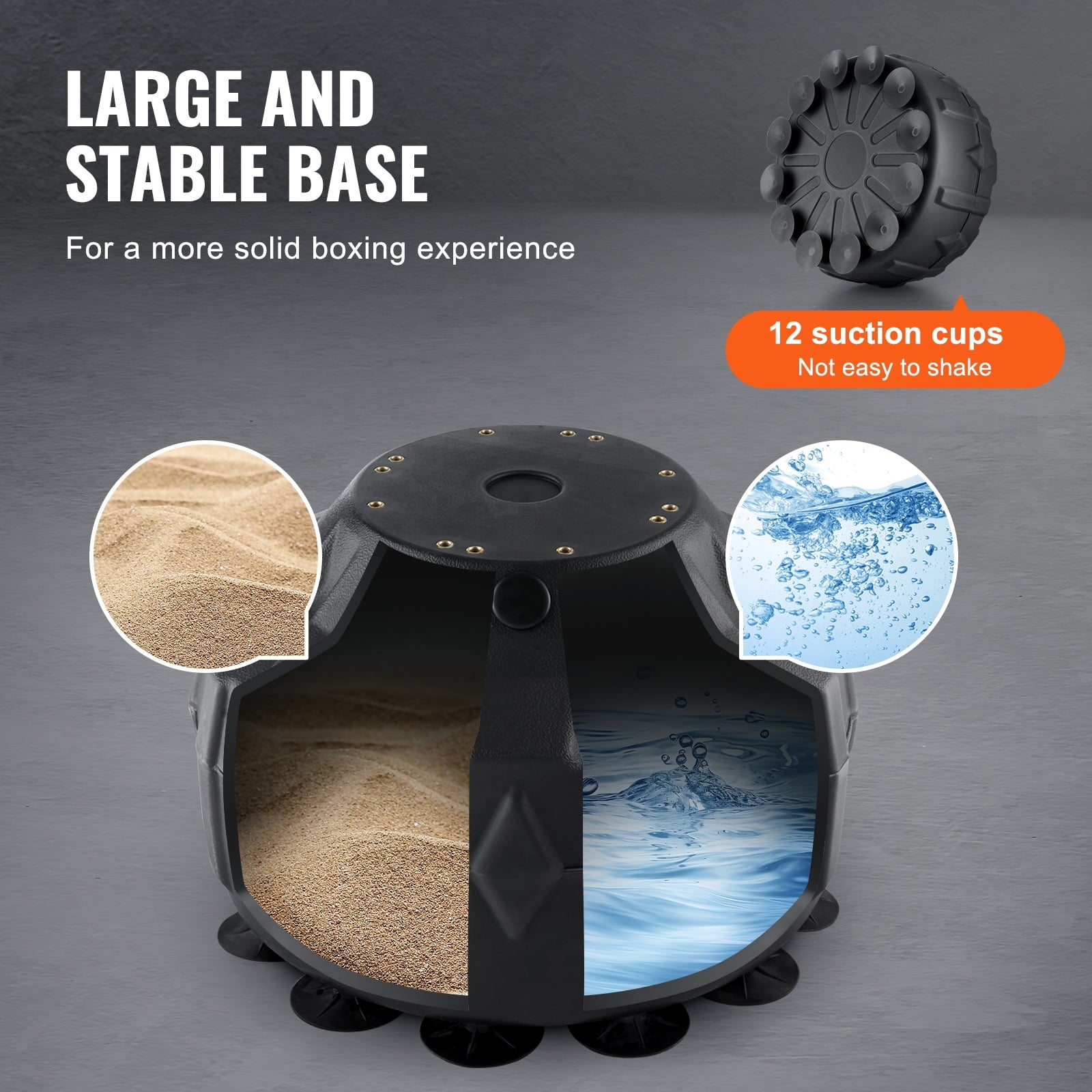 KFFKFF 2-IN-1 Punching Bag Freestand Reflex Speed Boxing Bag Training Adjustable