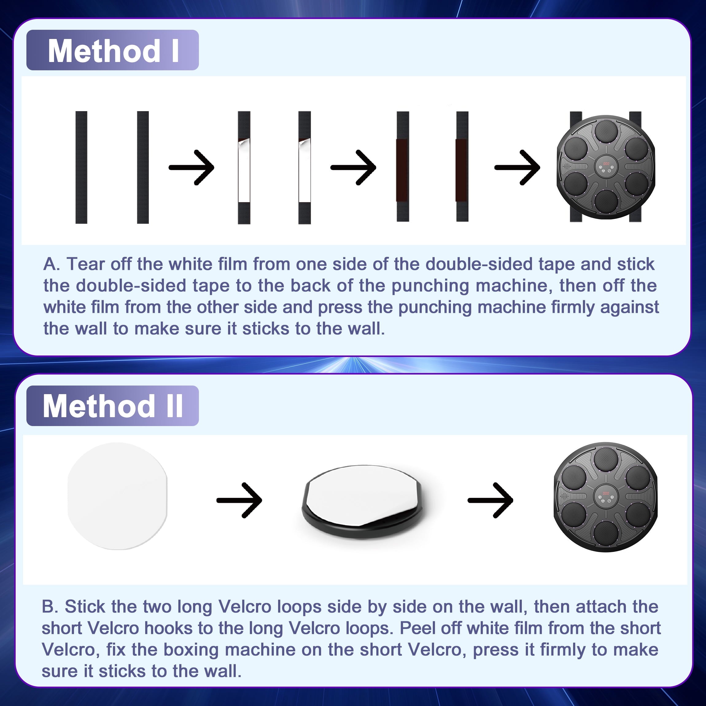 Hlthair Music Boxing Machine with Gloves Boxing Equipment for Adults Workout Music Punching Machine