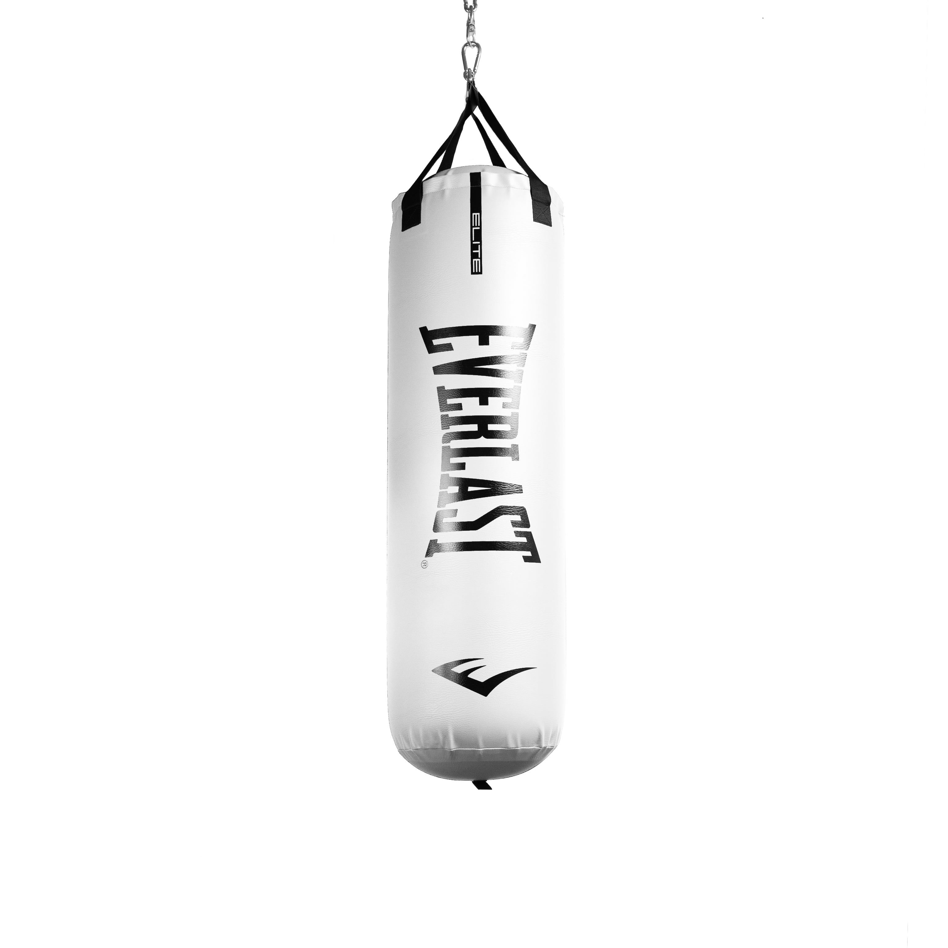 Everlast Elite 2 Nevatear Heavy Punching Bag, 80lb, White w/ Hanging Strap