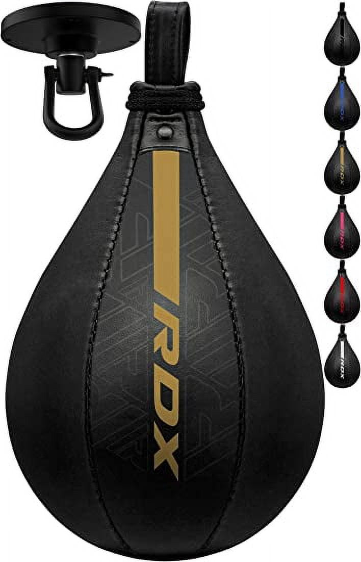 RDX Speedball Boxing Speed Bag for Home Gym, MMA, Muay Thai, Punching & Striking Training, Wall Mount