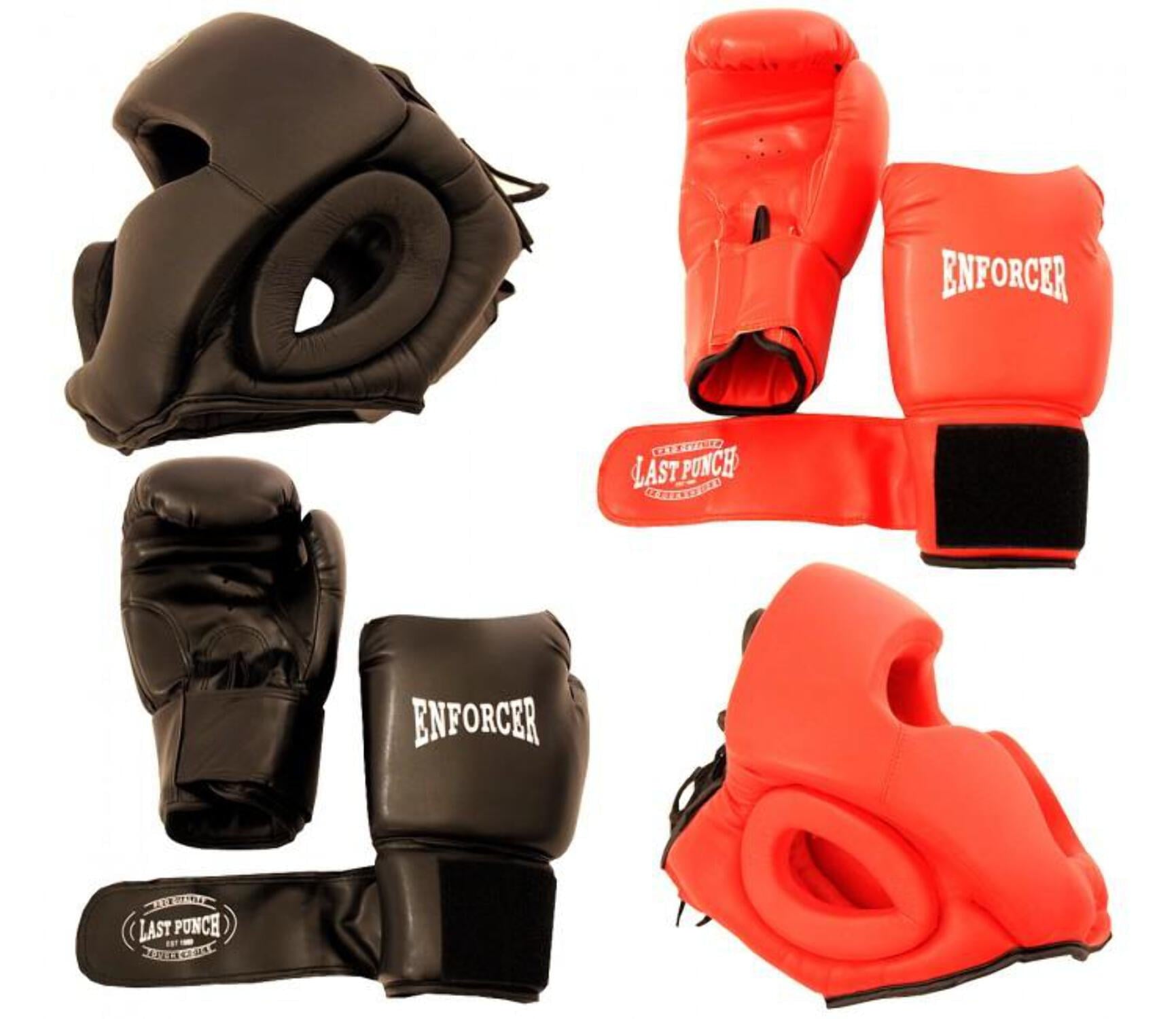 Shelter S103 Pro Boxing Gloves and Pro Head Gears - Set of 2