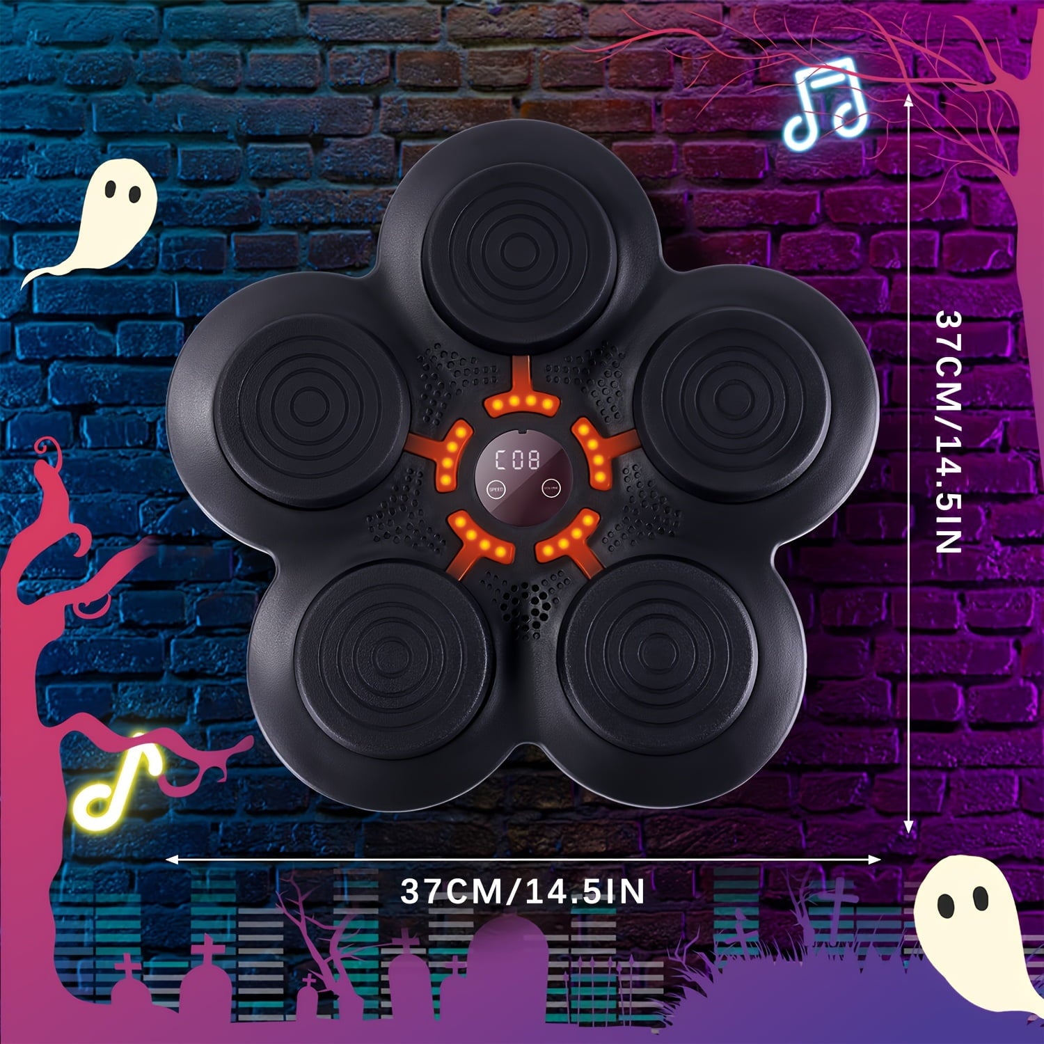 FITVEN Kids Punching Bag 4.4lb with Boxing Gloves, Height Adjustable Boxing Bag,Freestanding Punching Ball for Ages 3-13 Kids 35.5-50.7 inchs adjustable Punching Bag