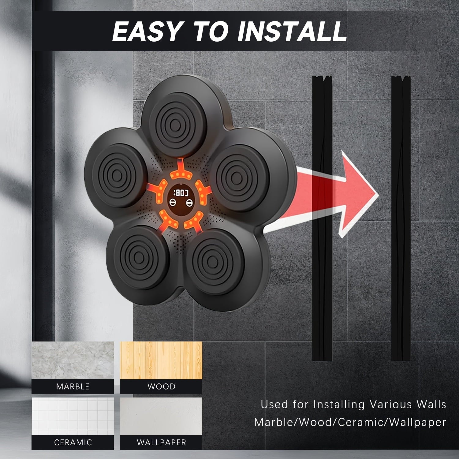 FITVEN Kids Punching Bag 4.4lb with Boxing Gloves, Height Adjustable Boxing Bag,Freestanding Punching Ball for Ages 3-13 Kids 35.5-50.7 inchs adjustable Punching Bag